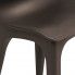 Szczegółowe zdjęcie nr 9 produktu Wodoodporne krzesła tarasowe Abila 2szt - brązowe