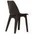 Szczegółowe zdjęcie nr 5 produktu Wodoodporne krzesła tarasowe Abila 2szt - brązowe