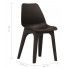 Szczegółowe zdjęcie nr 7 produktu Wodoodporne krzesła tarasowe Abila 2szt - brązowe