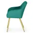 Zielone nowoczesne krzesło Cormelis 5X