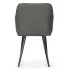 Grafitowe krzesło metalowe Cormelis 3X