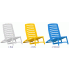 Szczegółowe zdjęcie nr 9 produktu Komplet dziecięcych krzeseł plażowych Lido - niebieski