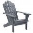 Szczegółowe zdjęcie nr 6 produktu Drewniane krzesło ogrodowe Falcon - szare