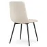 Kremowe nowoczesne krzeslo Selvaro