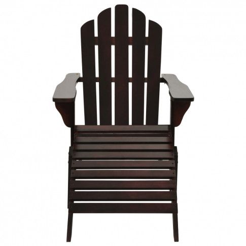 Zdjęcie drewniane krzesło ogrodowe Falcon brązowe - sklep Edinos.pl