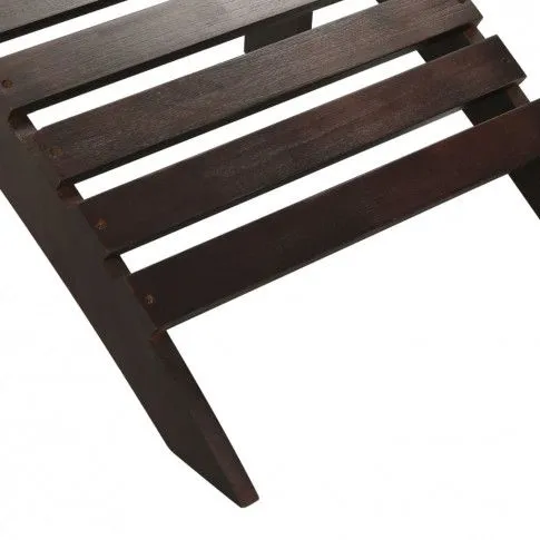 Szczegółowe zdjęcie nr 10 produktu Drewniane krzesło ogrodowe Marion - brązowe