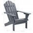 Wymiary szarego drewnianego krzesła ogrodowego Calan