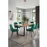 Aranżacja jadalni z zielonymi krzesłami Lumario.jpeg