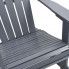 siedzisko szarego bujanego krzesła ogrodowego daron