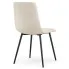 Kremowe nowoczesne krzesło Verlino