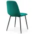Zielone nowoczesne krzesło Alveri