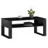 Czarna prostokątna ława kawowa do salonu - Bracio 3X