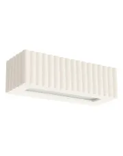 Beżowy podłużny kinkiet ścienny - M167-Kasena w sklepie Edinos.pl