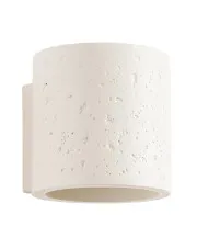 Beżowy betonowy kinkiet ścienny - E713-Melvis w sklepie Edinos.pl