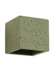 Loftowy zielony kinkiet ścienny - E717-Lenobri w sklepie Edinos.pl