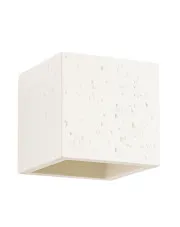 Loftowy beżowy kinkiet kostka - E717-Lenobri w sklepie Edinos.pl