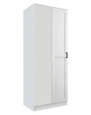 Biała skandynawska szafa narożna - Cronix w sklepie Edinos.pl