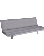 Sofa rozkładana Melwin 2X – jasnoszara  w sklepie Edinos.pl