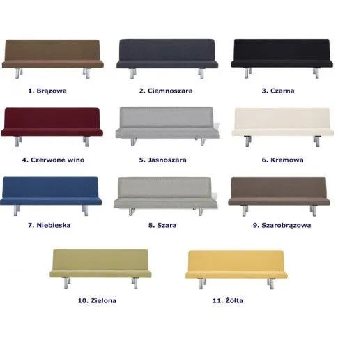 Szczegółowe zdjęcie nr 4 produktu Sofa rozkładana Vanger 2X – jasnoszara