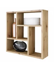 Nowoczesna półka na książki dąb artisan - Etiz w sklepie Edinos.pl