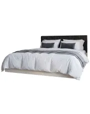 Kaszmirowe łóżko z materacem i stelażem 120x200 - Werigio 4X w sklepie Edinos.pl