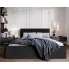 Nowoczesna sypialnia z czarnym łóżkiem Werigio 3X