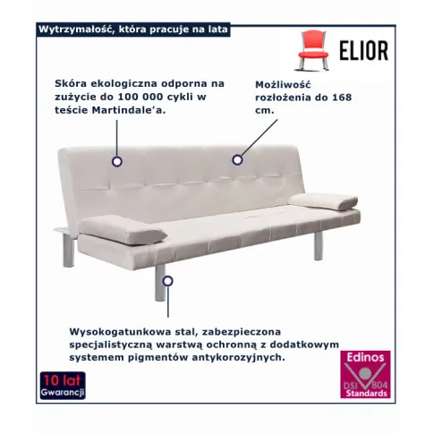 bezowa sofa do sapnia Bien
