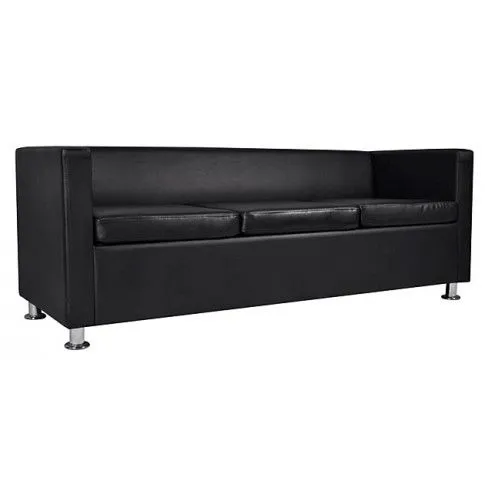 Szczegółowe zdjęcie nr 4 produktu Sofa 3-osobowa Swax 3B - czarna