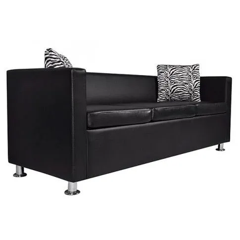 Fotografia Sofa 3-osobowa Swax 3B - czarna z kategorii Kanapy i sofy