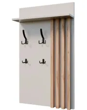 Kaszmirowy wieszak z półką do przedpokoju - Crizzo w sklepie Edinos.pl