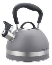 Szary tradycyjny czajnik z gwizdkiem na indukcję - Radis 3X w sklepie Edinos.pl