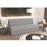 Fotografia Szara sztruksowa sofa rozkładana - Aurevo z kategorii Kanapy i sofy