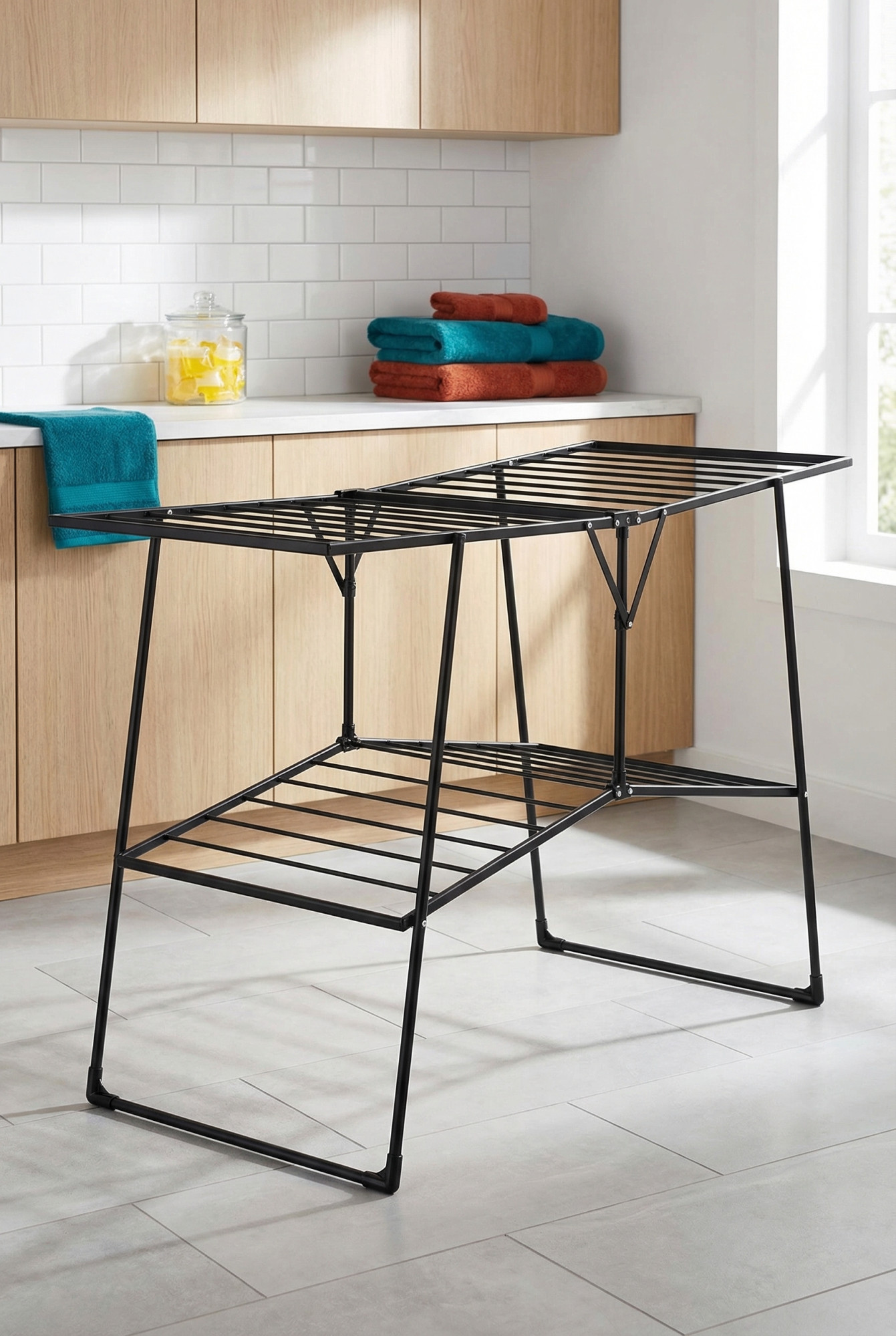 Wizualizacja suszarki stojącej Neravio