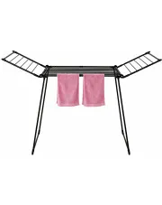 Czarna teleskopowa suszarka na pranie - Miu w sklepie Edinos.pl