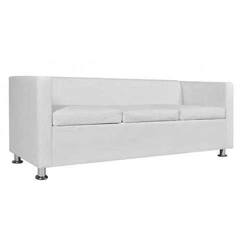 Szczegółowe zdjęcie nr 4 produktu Sofa 3-osobowa Swax 3W - biała