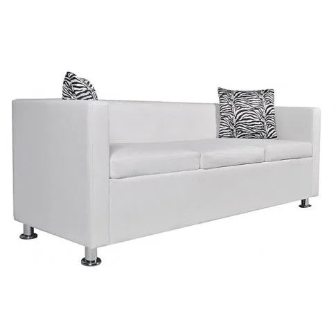 Szczegółowe zdjęcie nr 6 produktu Sofa 3-osobowa Swax 3W - biała