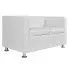 Szczegółowe zdjęcie nr 5 produktu Nowoczesna sofa Swax 2W - biała