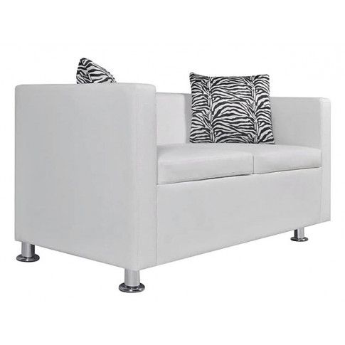 Szczegółowe zdjęcie nr 7 produktu Nowoczesna sofa Cali 2W - biała