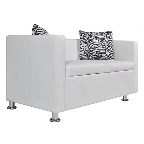 Szczegółowe zdjęcie nr 7 produktu Nowoczesna sofa Swax 2W - biała