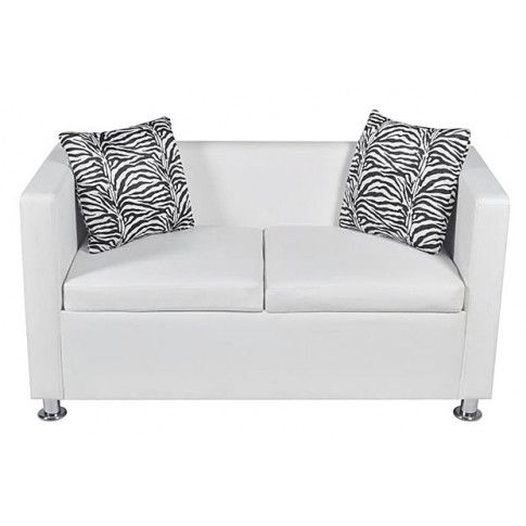 Fotografia Nowoczesna sofa Cali 2W - biała z kategorii Wypoczynki