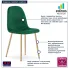 krzeslo zielone oret 4x