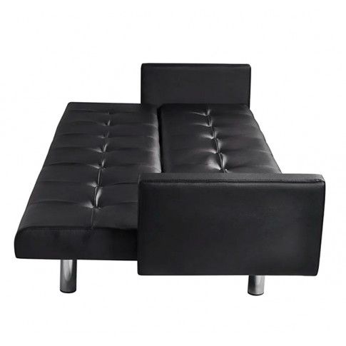 Szczegółowe zdjęcie nr 4 produktu Rozkładana sofa Nesma  - czarna 
