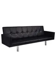 Rozkładana sofa Nesma  - czarna 