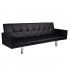 Rozkładana sofa Nesma  - czarna 