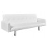 Zdjęcie produktu Rozkładana sofa Nesma  z podłokietnikami - biała .