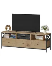 Szafka RTV pod telewizor z szufladami dąb artisan - Tocador 11X w sklepie Edinos.pl