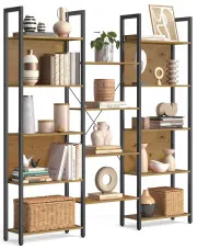 Duży industrialny regał dąb artisan - Tocador 14X w sklepie Edinos.pl