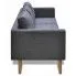 Fotografia Sofa 3-osobowa Lavinia 3L - ciemny szary z kategorii Tanie kanapy i sofy