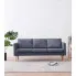 Fotografia Sofa 3-osobowa Imex 3L - ciemny szary z kategorii Kanapy i sofy