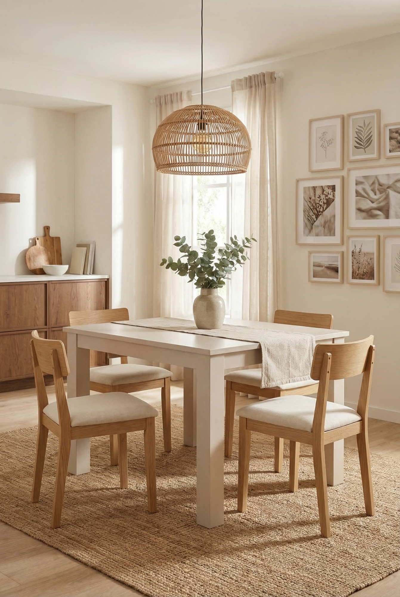 Wykorzystanie stołu kaszmirowego Icadi w nowoczesnej jadalni